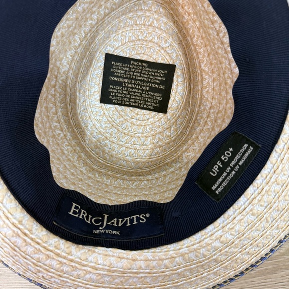 Eric Javits Squishee Packable Fedora Sun Hat - Picture 10 of 11